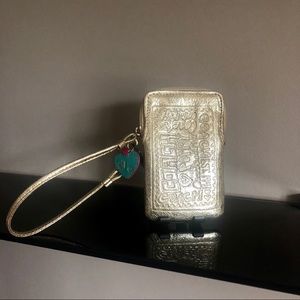 Coach Poppy card holder, wristlet, wallet